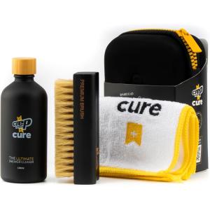imageCrep Protect Shoe Cleaner Kit  Sneaker Cleaner Solution with Shoe Cleaning Brush ampamp Microfiber Cleaning Cloth for Sneaker Whites Leather Nubuck Suede ampamp Canvas