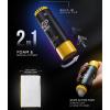 imageCrep Protect Foam Shoe Cleaner Kit  Sneaker Cleaning Foam with BuiltIn Brush ampamp Microfiber Cloth  for Leather Suede Nubuck Canvas ampamp White Shoes  Travel Size